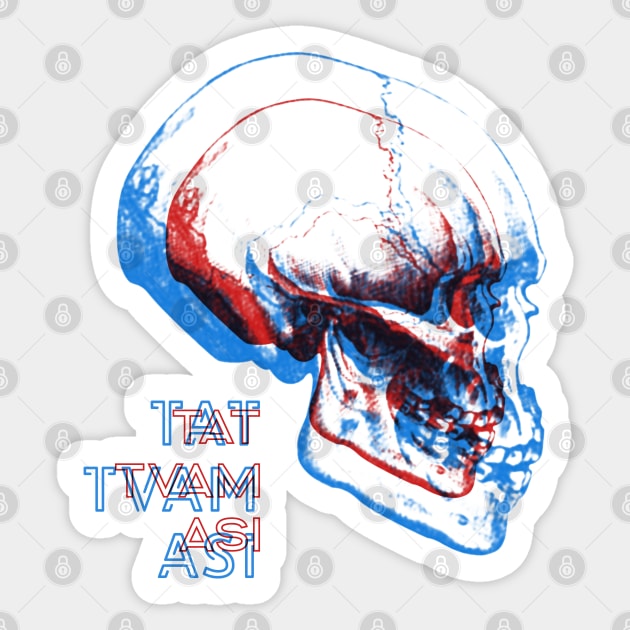 Tat tvam asi Sticker by undergroundnotes